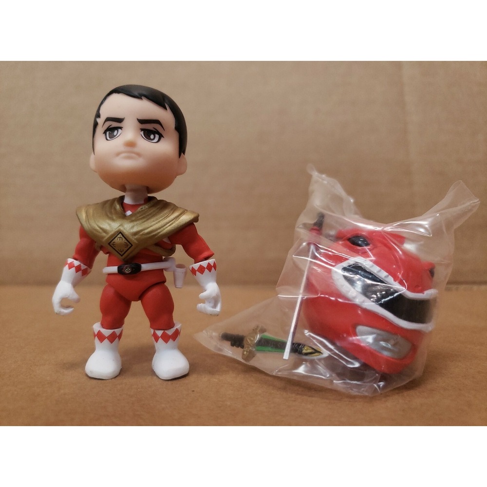 Loyal Subjects Power Rangers Red Ranger w/ Dragon Shield Chase 1/96 RARE Variant - Picture 5 of 5